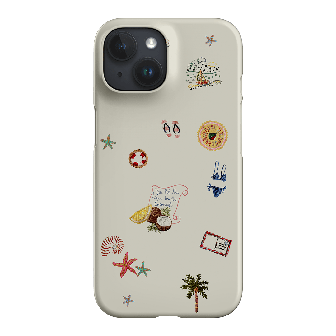 Vacay All Day Cream Printed Phone Cases by Antipodean - The Dairy