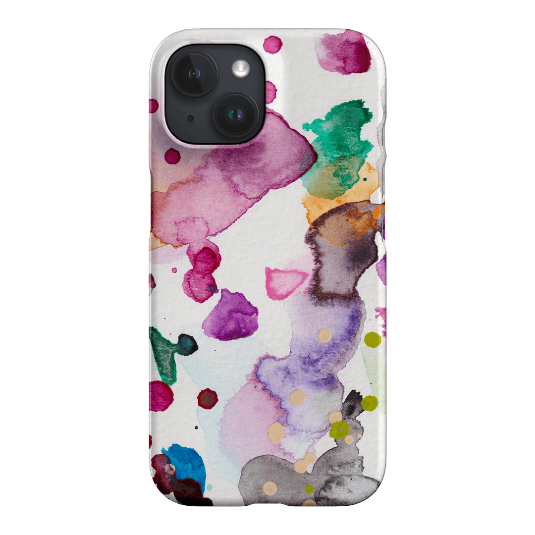 Watercolour Palette Printed Phone Cases iPhone 15 / Snap by The Dairy - The Dairy