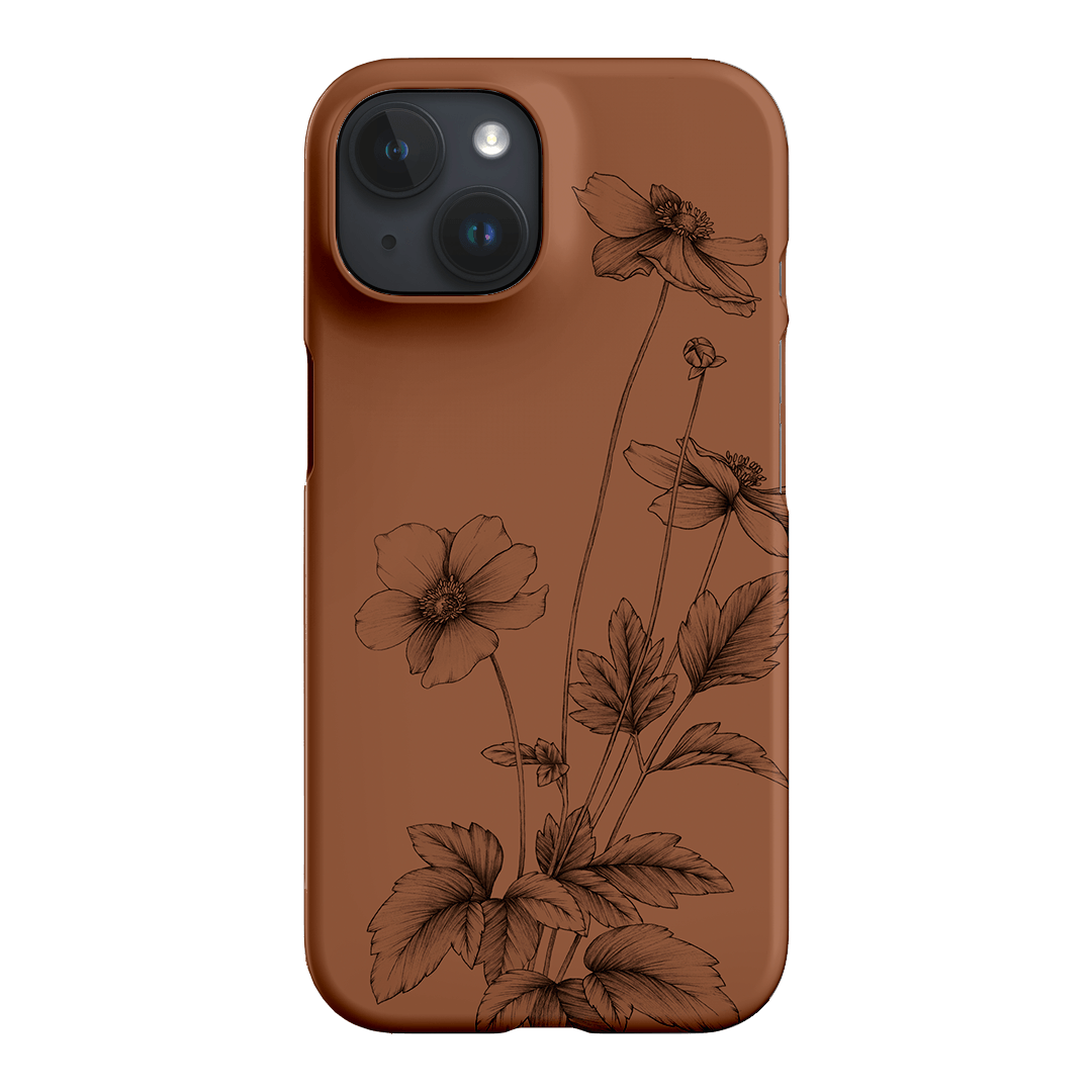 Windflowers Study Printed Phone Cases iPhone 15 / Snap by Typoflora - The Dairy