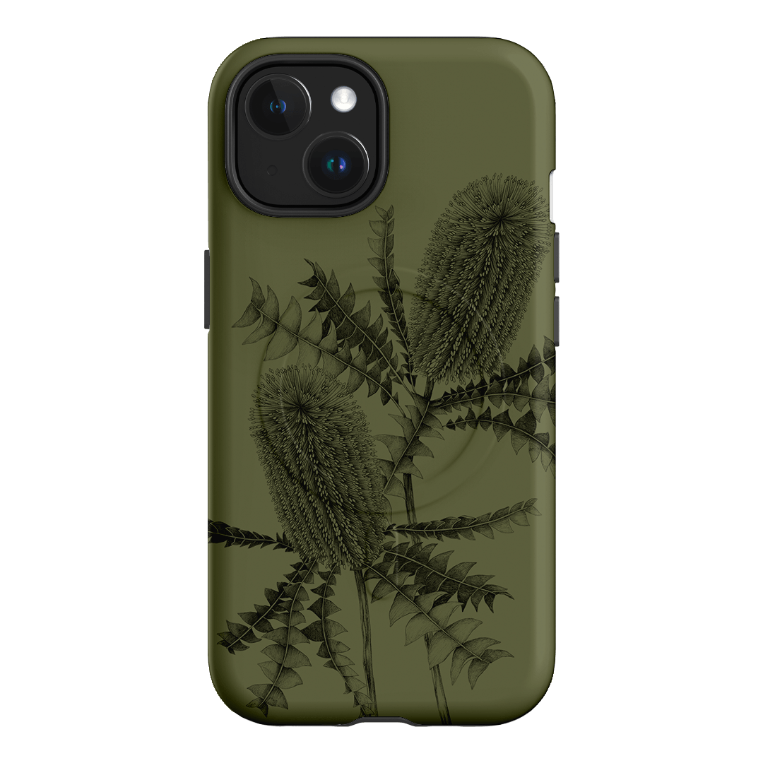 Banksia Study Printed Phone Cases iPhone 15 / Armoured MagSafe by Typoflora - The Dairy