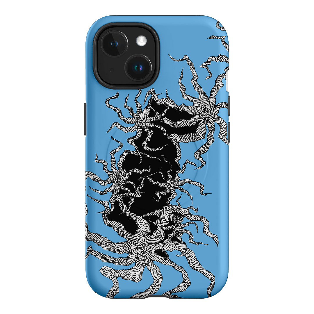 Blue Eclipse Printed Phone Cases iPhone 15 / Armoured MagSafe by Stormi Bree - The Dairy