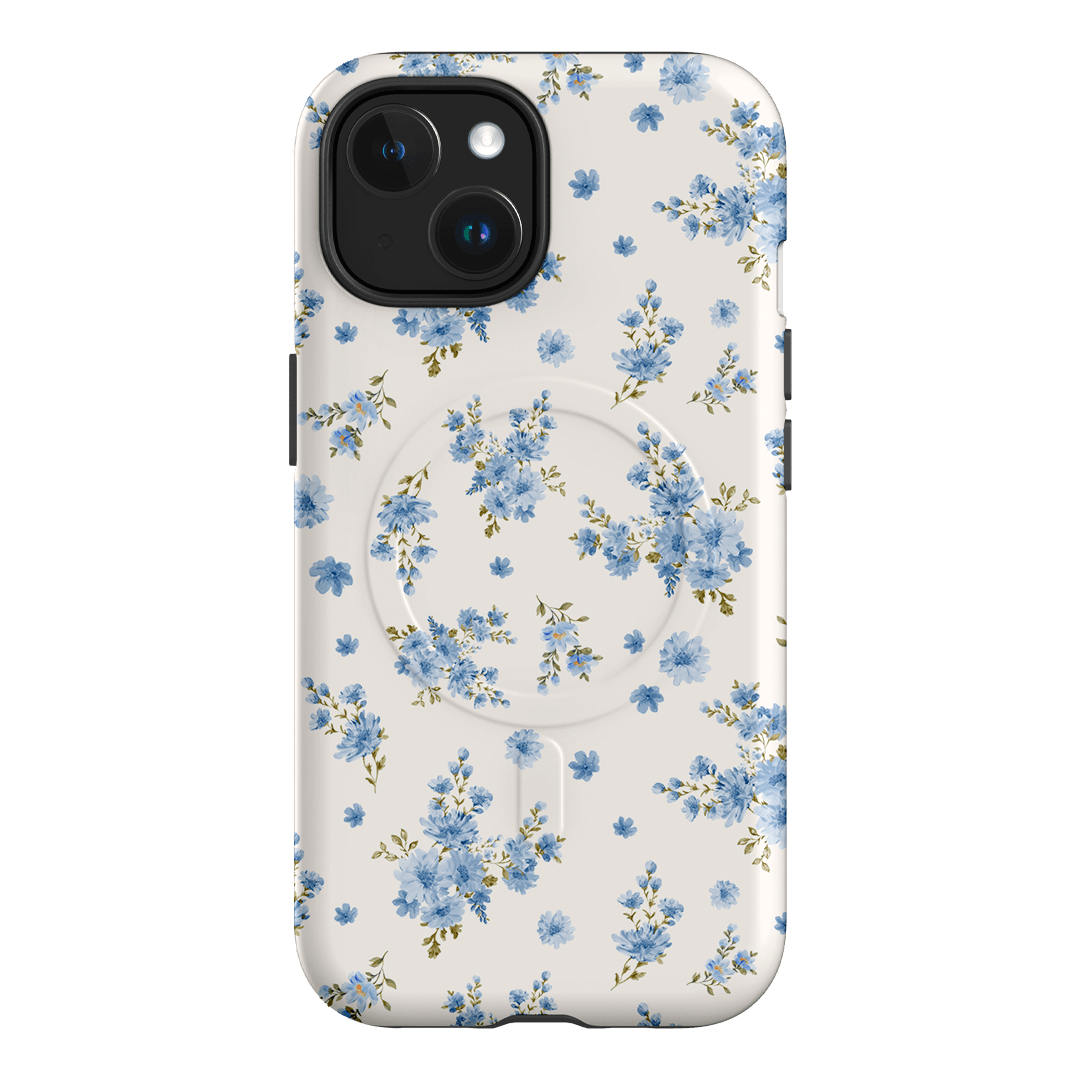 Blue Meadow Printed Phone Cases iPhone 15 / Armoured MagSafe by Kasiags Art - The Dairy