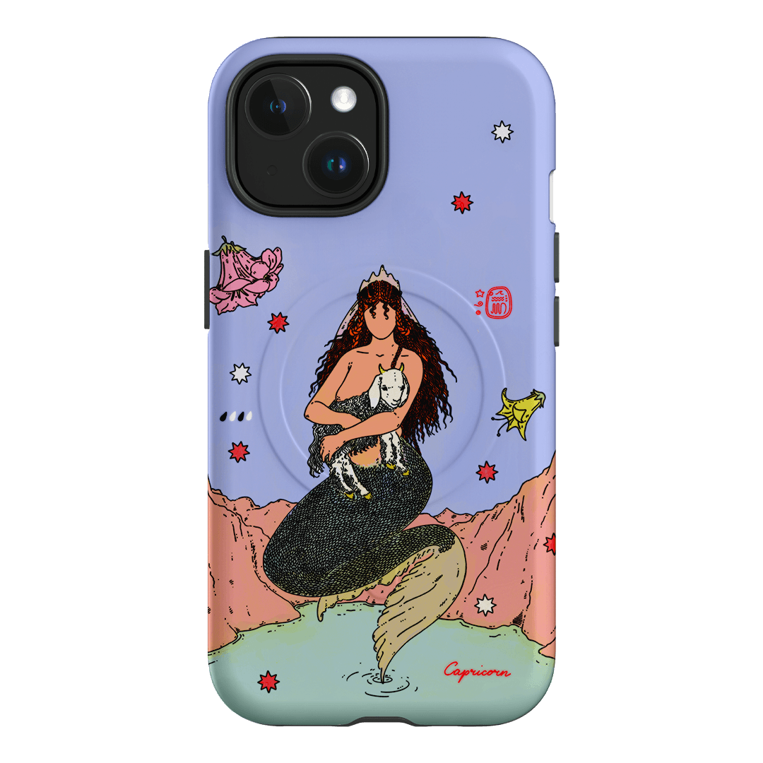 Capricorn Season Printed Phone Cases iPhone 15 / Armoured MagSafe by Easty Beasty - The Dairy