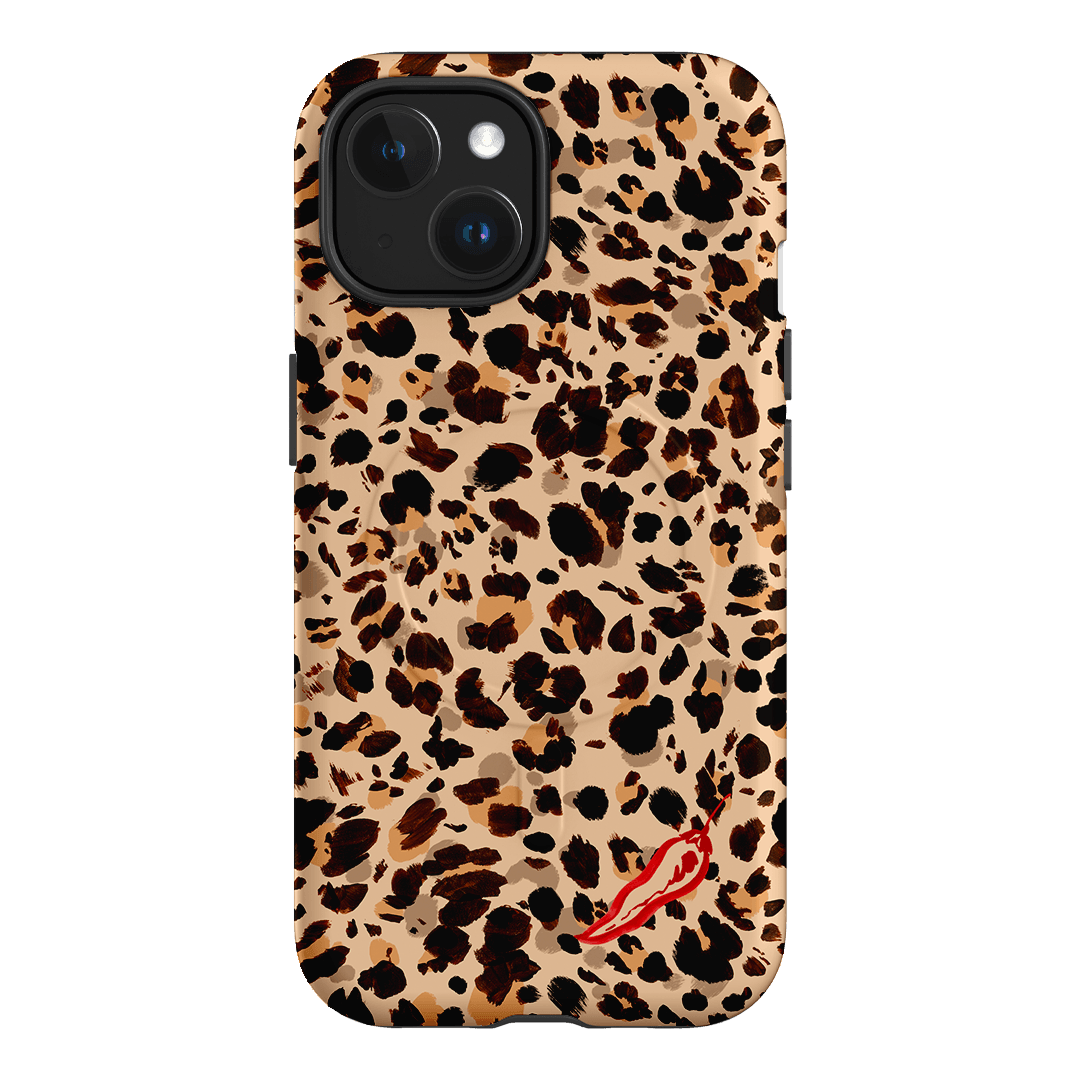 Chilli Leopard Printed Phone Cases iPhone 15 / Armoured MagSafe by Charlie Taylor - The Dairy