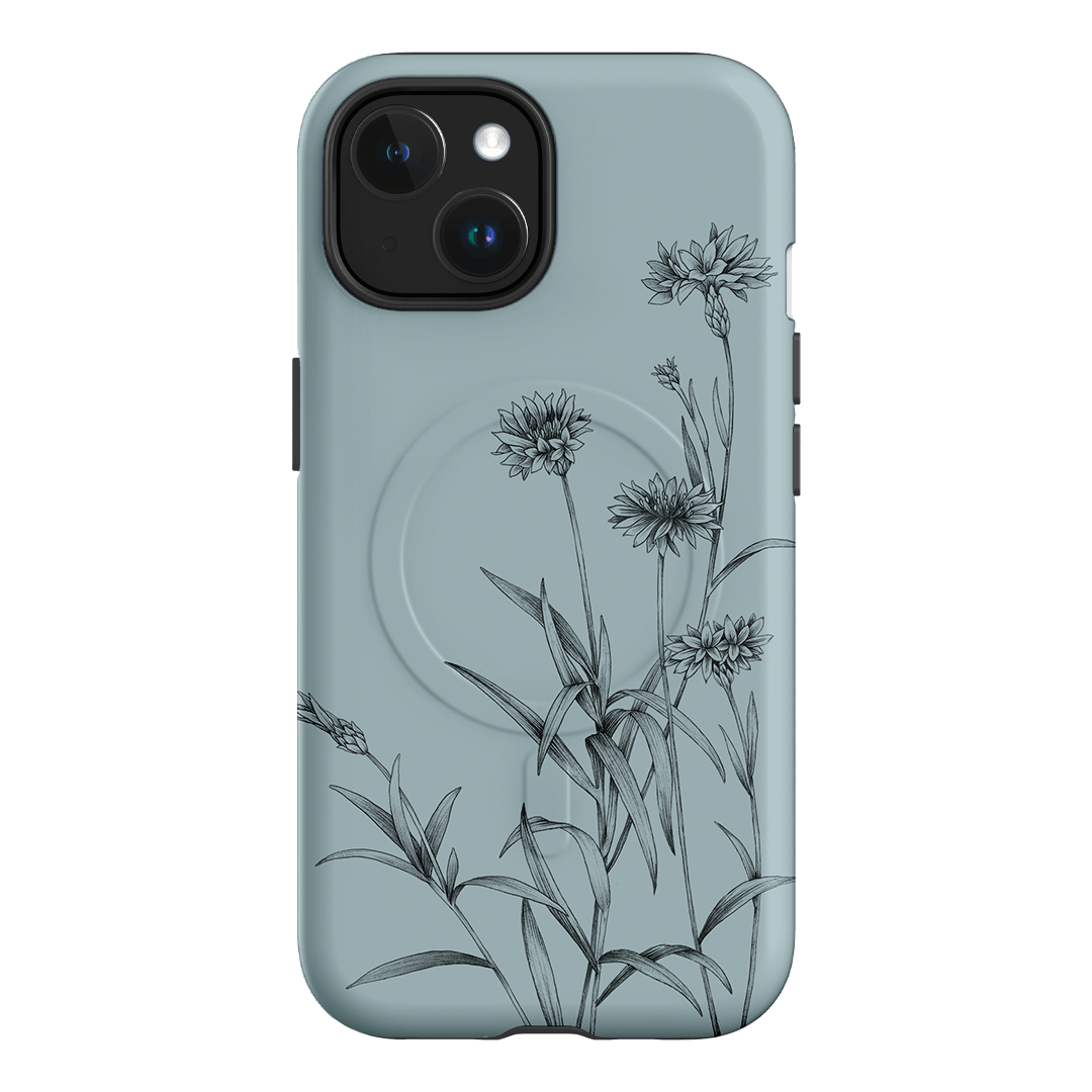 Cornflowers Study Printed Phone Cases iPhone 15 / Armoured MagSafe by Typoflora - The Dairy