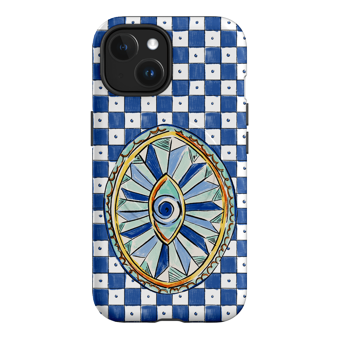 Evil Eye Printed Phone Cases iPhone 15 / Armoured MagSafe by Fenton & Fenton - The Dairy