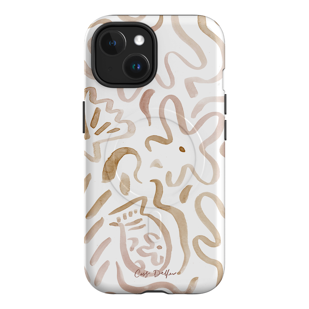 Flow Printed Phone Cases iPhone 15 / Armoured MagSafe by Cass Deller - The Dairy