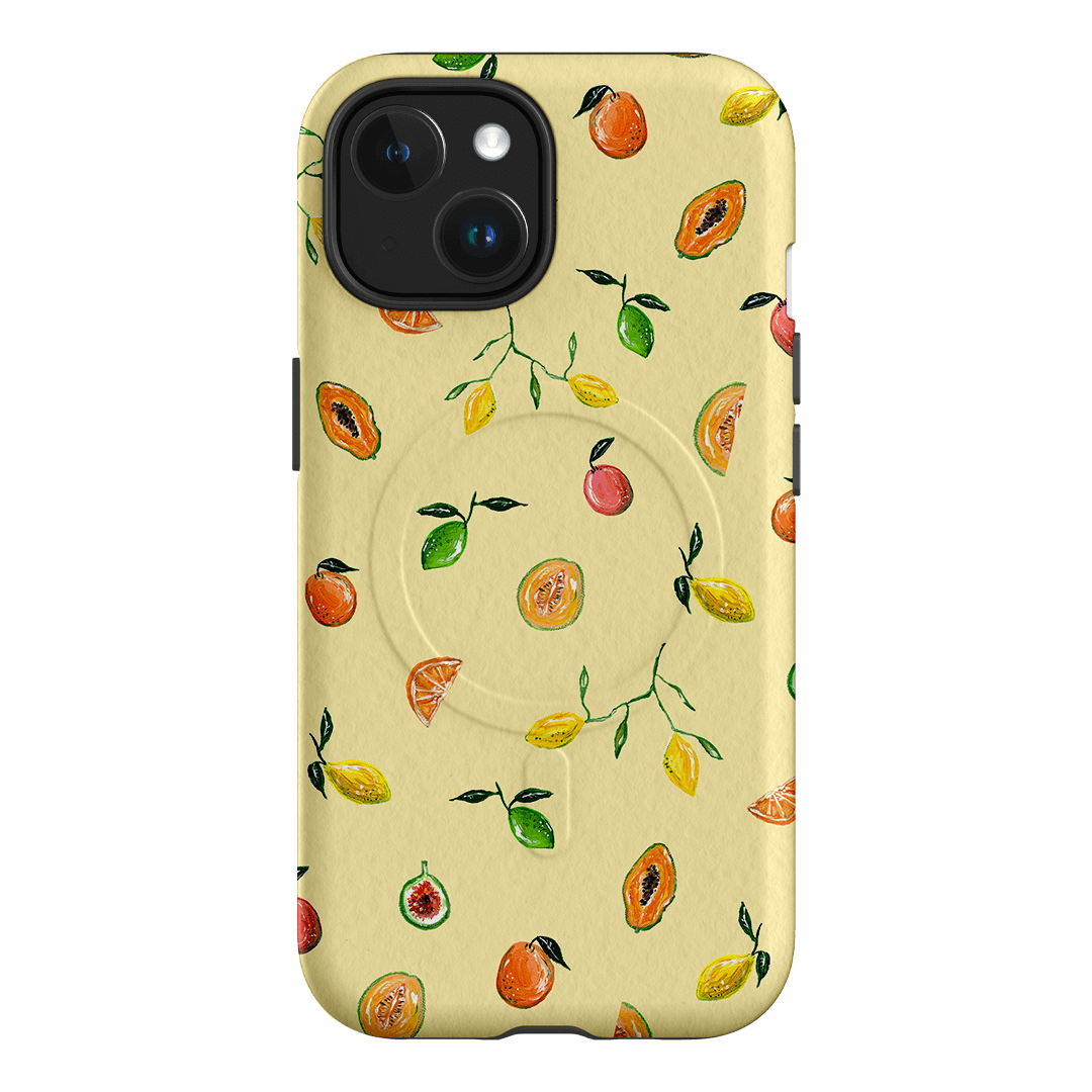 Golden Fruit Printed Phone Cases iPhone 15 / Armoured MagSafe by BG. Studio - The Dairy