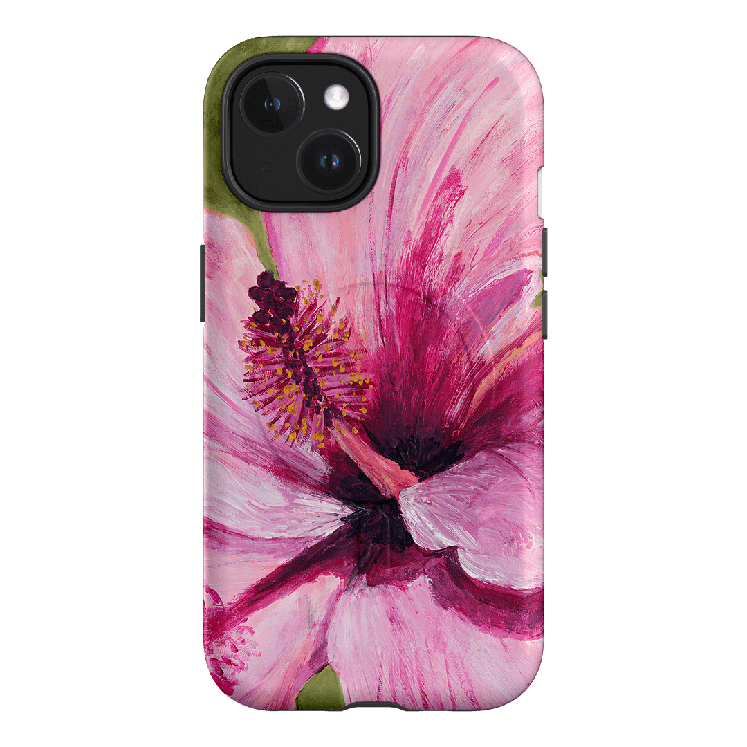 Hibiscus Dream Printed Phone Cases iPhone 15 / Armoured MagSafe by Amy Gibbs - The Dairy