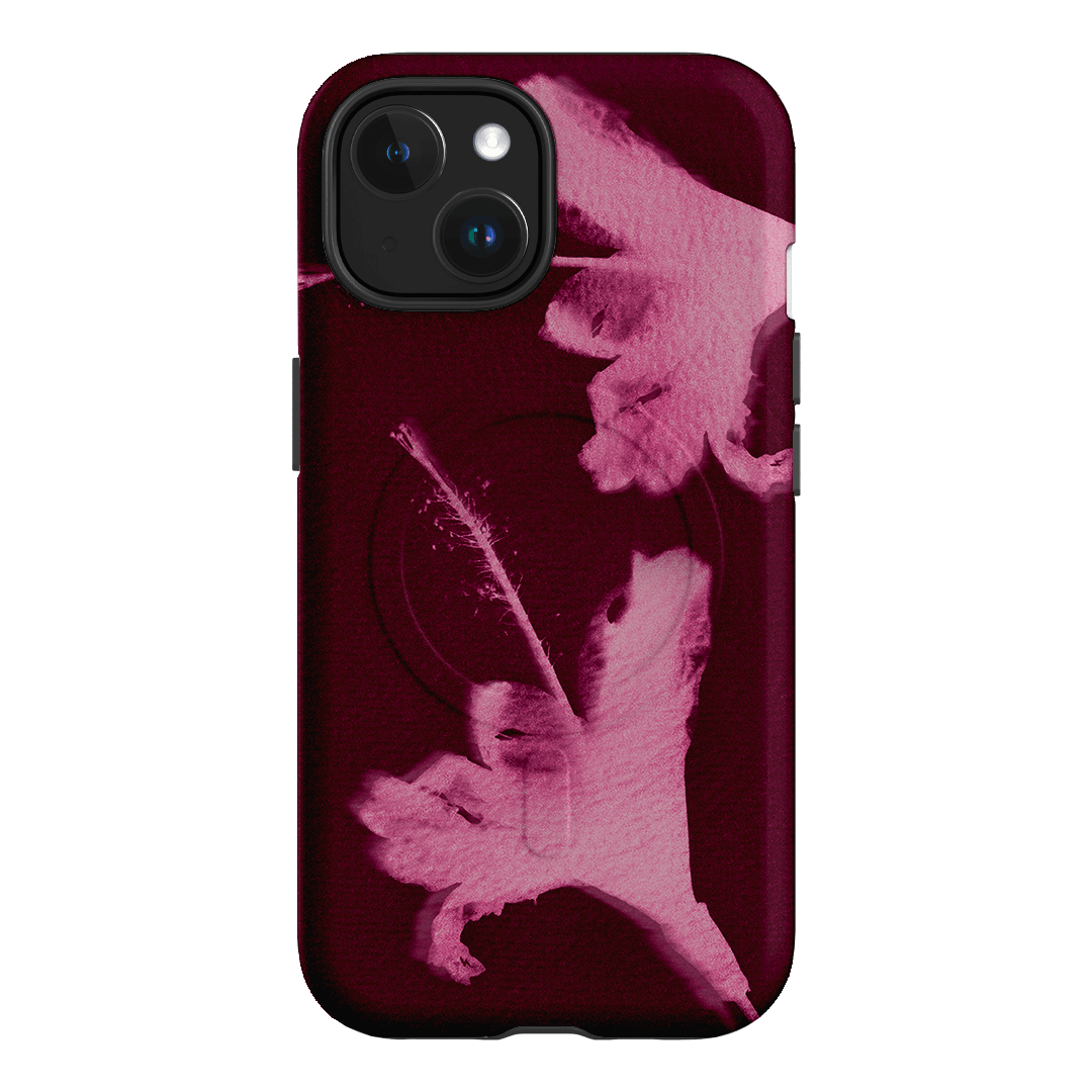 Hibiscus Glow Printed Phone Cases iPhone 15 / Armoured MagSafe by Sally Hungerford - The Dairy