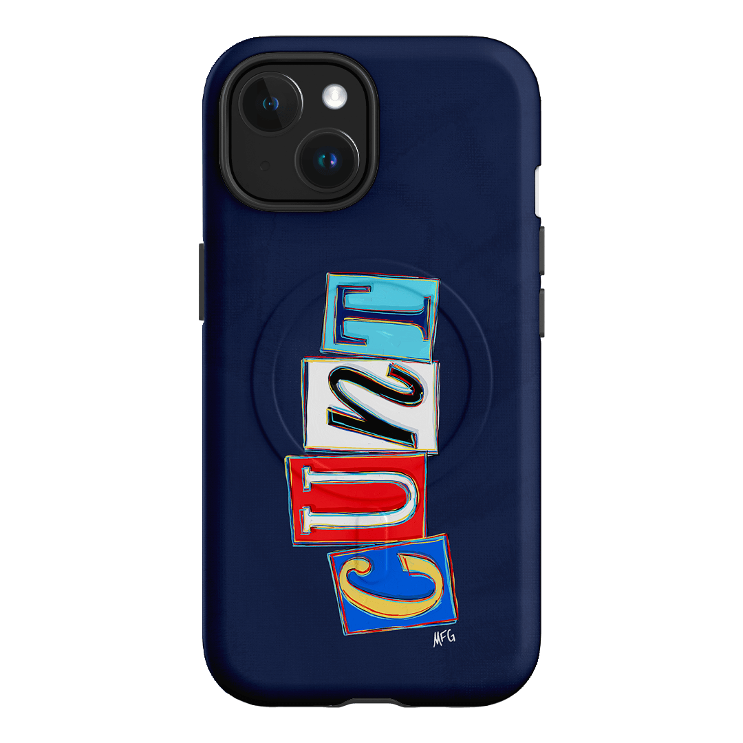 Lil Cnts Blue Printed Phone Cases iPhone 15 / Armoured MagSafe by Margarbs Art - The Dairy