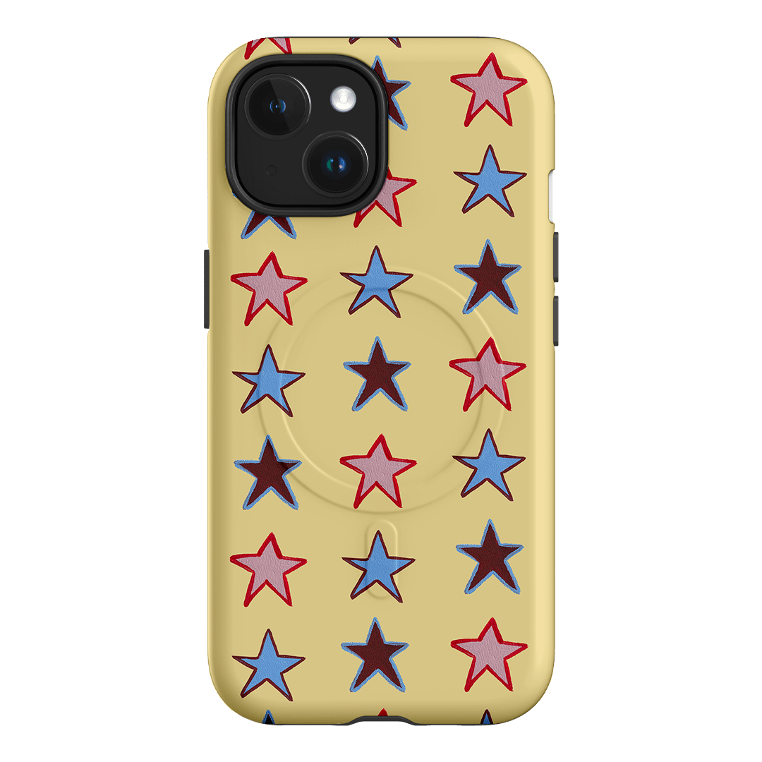 Lucky Stars Butter Printed Phone Cases iPhone 15 / Armoured MagSafe by BG. Studio - The Dairy