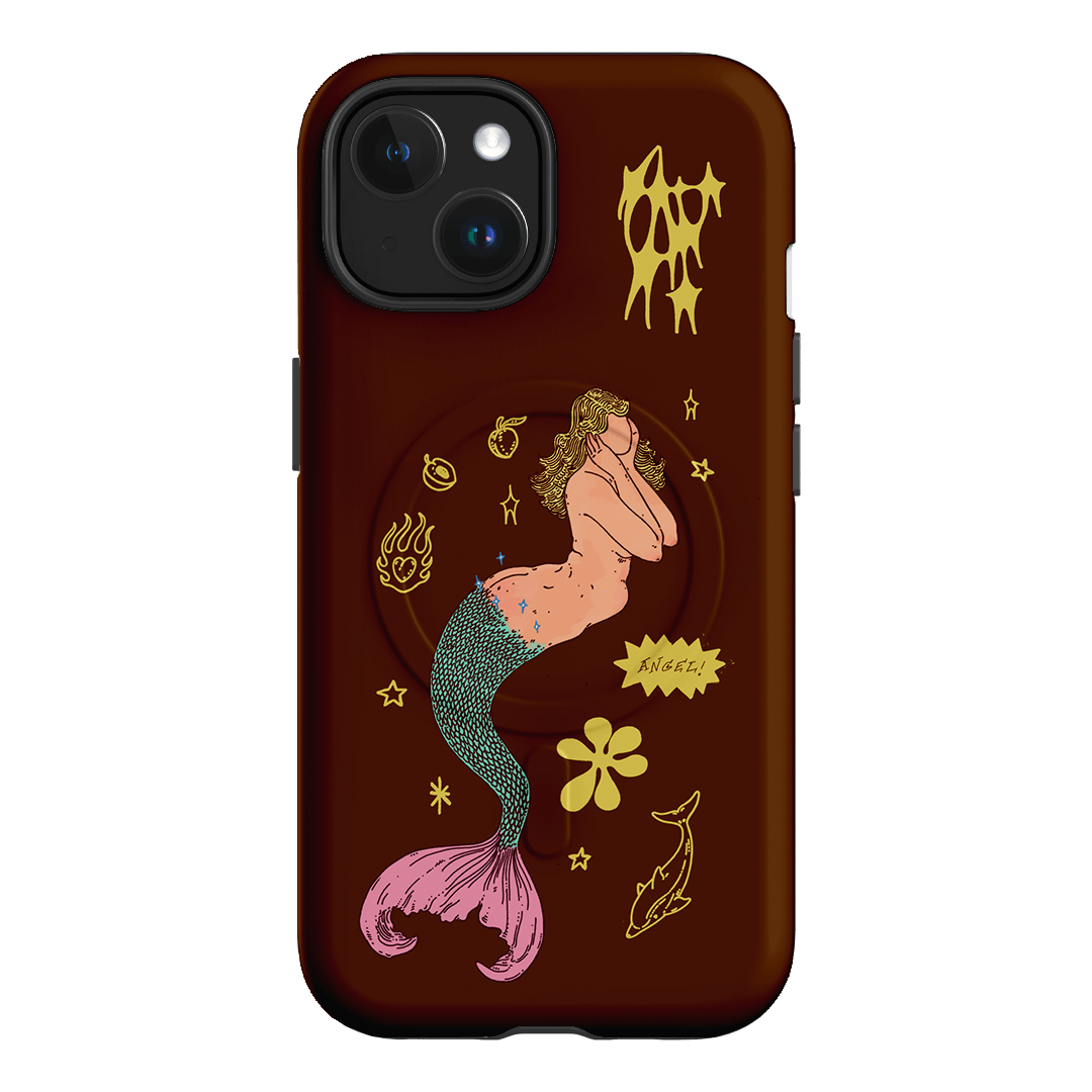 Mimi Chocolate Printed Phone Cases iPhone 15 / Armoured MagSafe by Easty Beasty - The Dairy