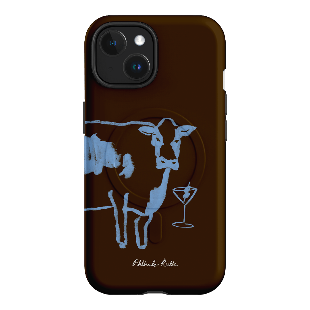 Mootini Espresso Printed Phone Cases iPhone 15 / Armoured MagSafe by Phthalo Ruth - The Dairy