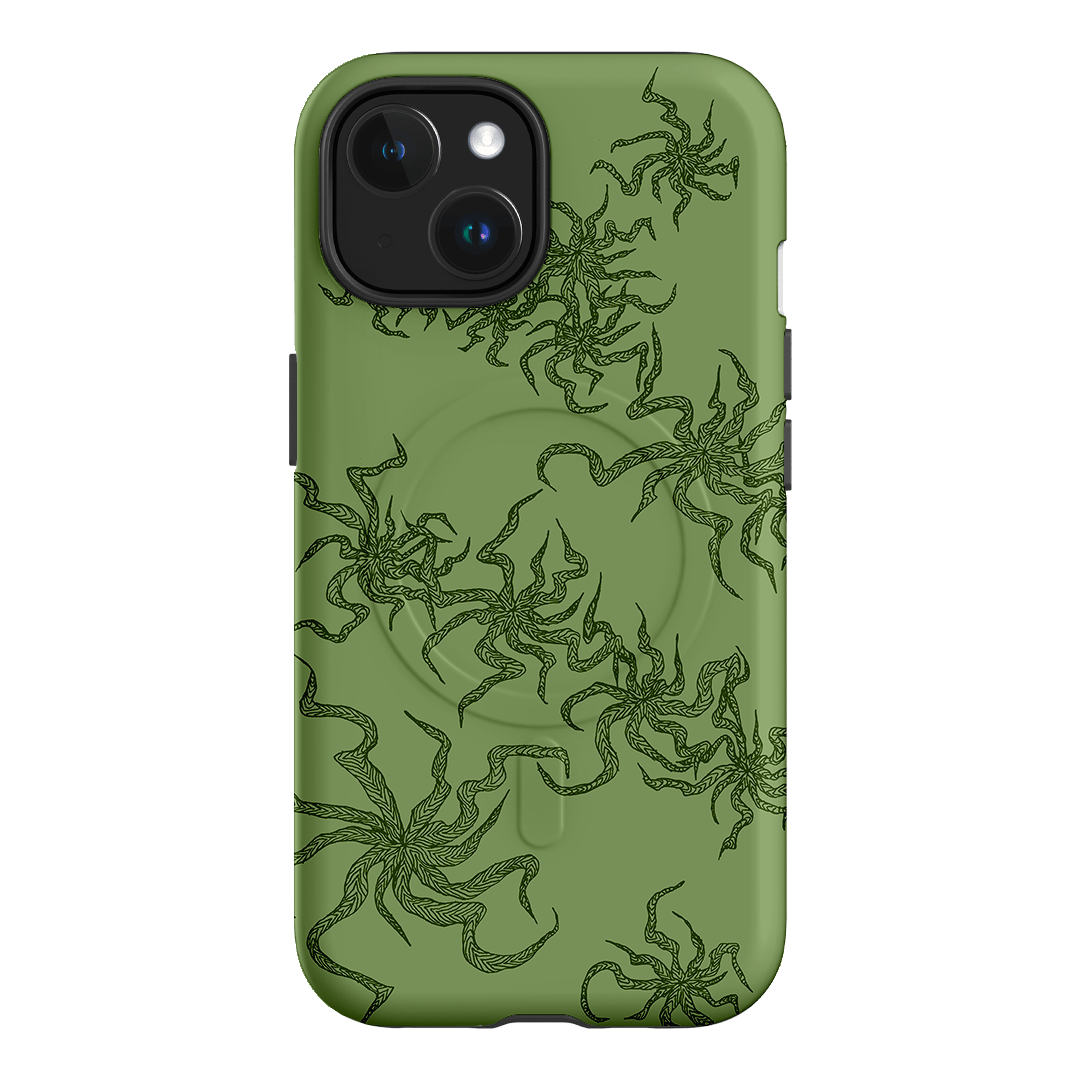 Night Moss Printed Phone Cases iPhone 15 / Armoured MagSafe by Stormi Bree - The Dairy