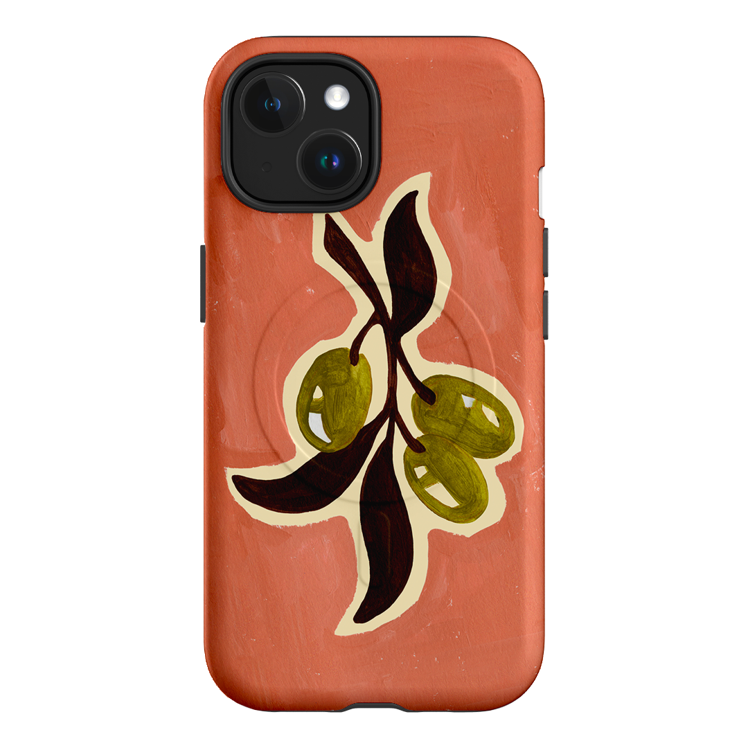 Olives Printed Phone Cases iPhone 15 / Armoured MagSafe by Studio Bon - The Dairy