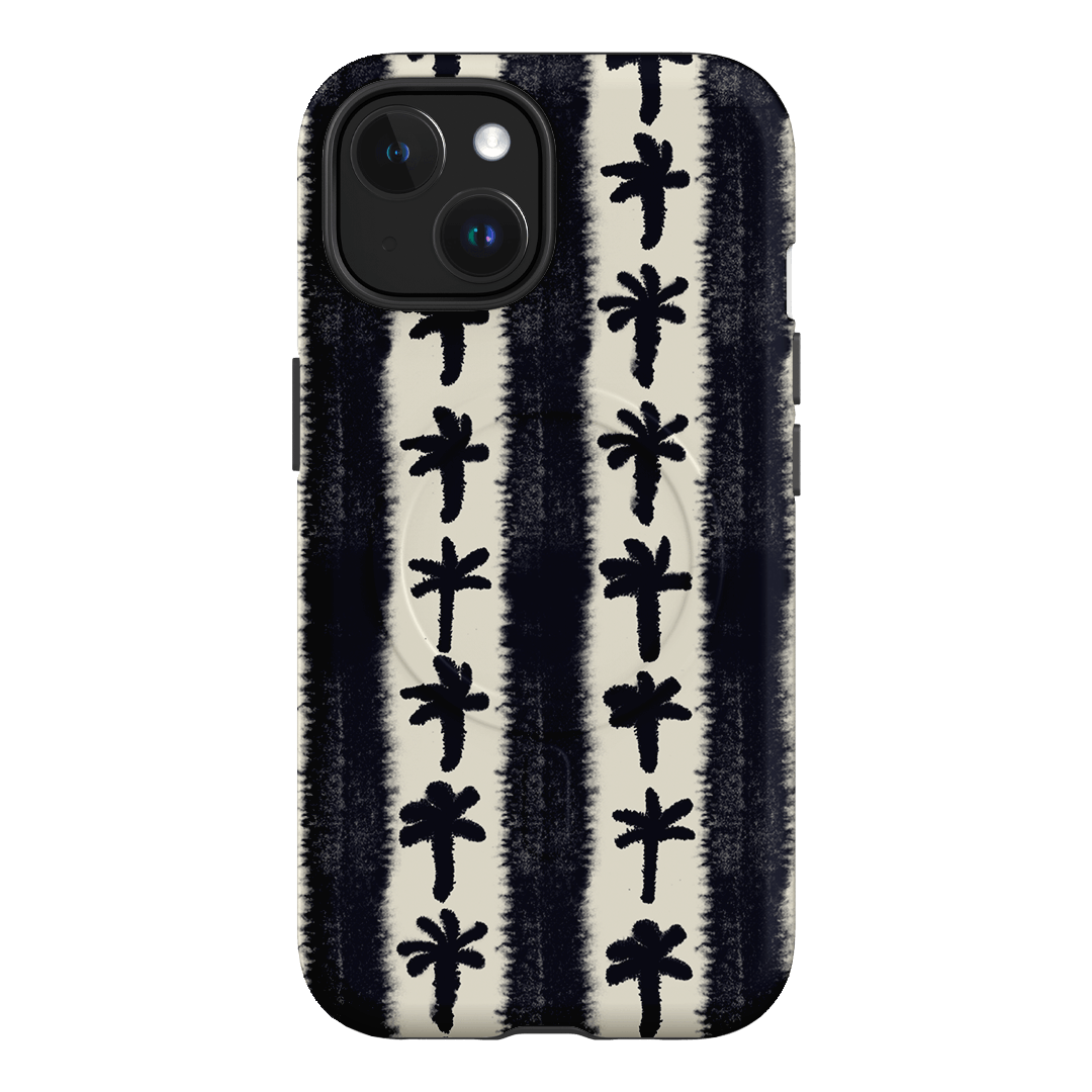 Palm Stripe Printed Phone Cases iPhone 15 / Armoured MagSafe by Desmond & Dempsey - The Dairy