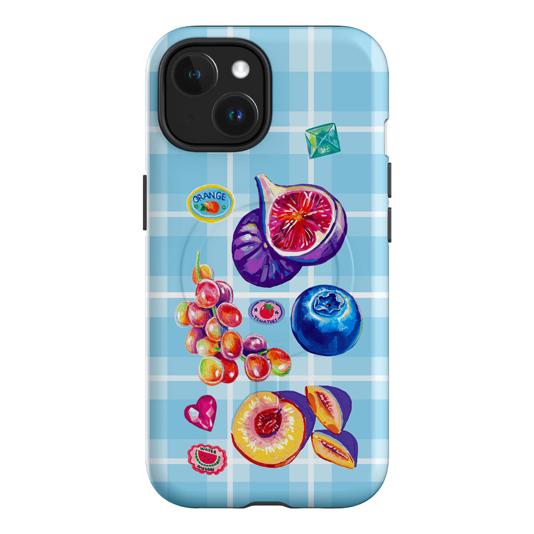 Plaid Picnic Printed Phone Cases iPhone 15 / Armoured MagSafe by Femke Studio - The Dairy