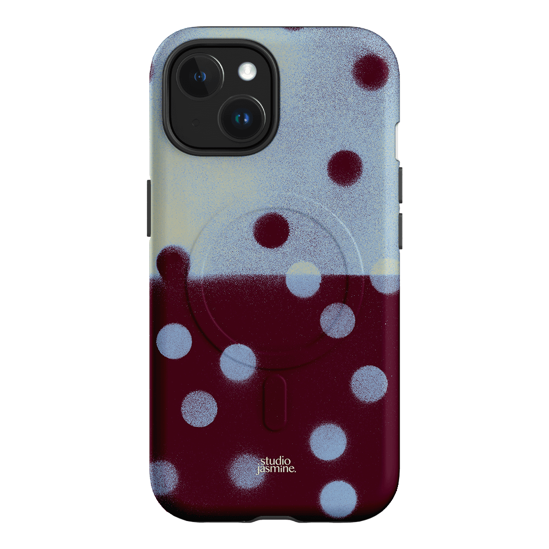 Plum Polka Dot
