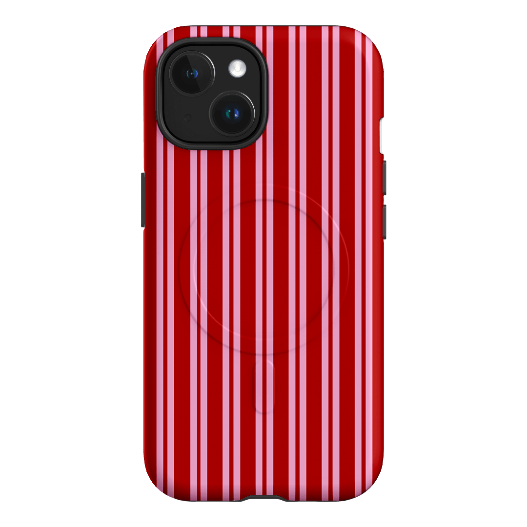 Punch Stripes Printed Phone Cases iPhone 15 / Armoured MagSafe by The Dairy - The Dairy