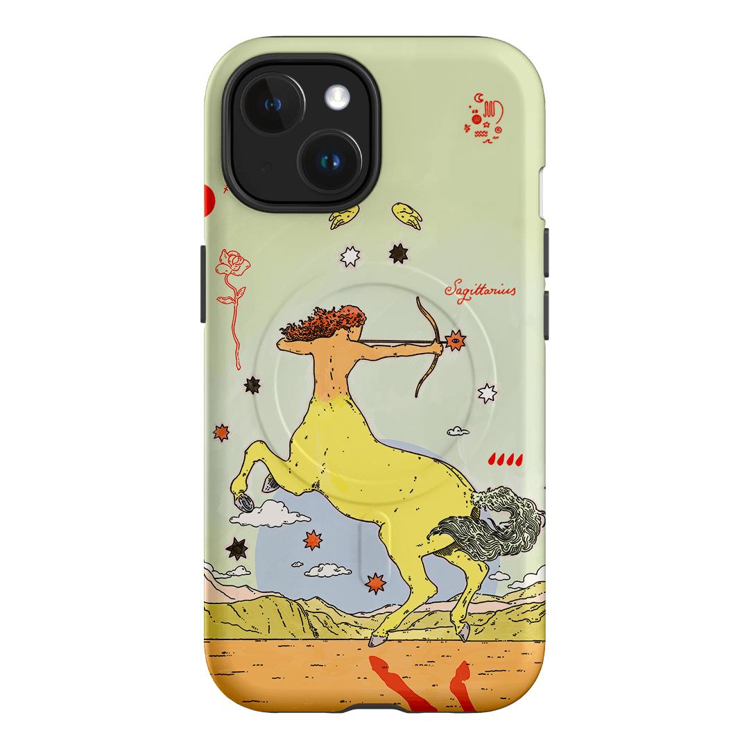 Sagittarius Season Printed Phone Cases iPhone 15 / Armoured MagSafe by Easty Beasty - The Dairy