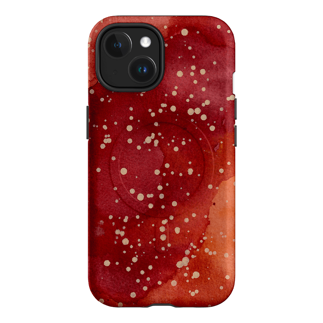 Spotty Rust Printed Phone Cases iPhone 15 / Armoured MagSafe by The Dairy - The Dairy