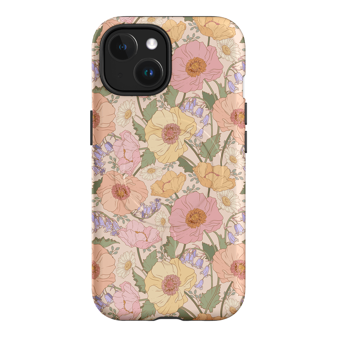 Spring Poppy Printed Phone Cases iPhone 15 / Armoured MagSafe by Kasiags Art - The Dairy