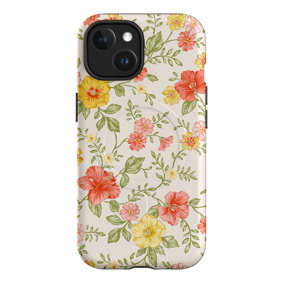 Hibiscus Printed Phone Cases iPhone 15 / Armoured MagSafe by Oak Meadow - The Dairy