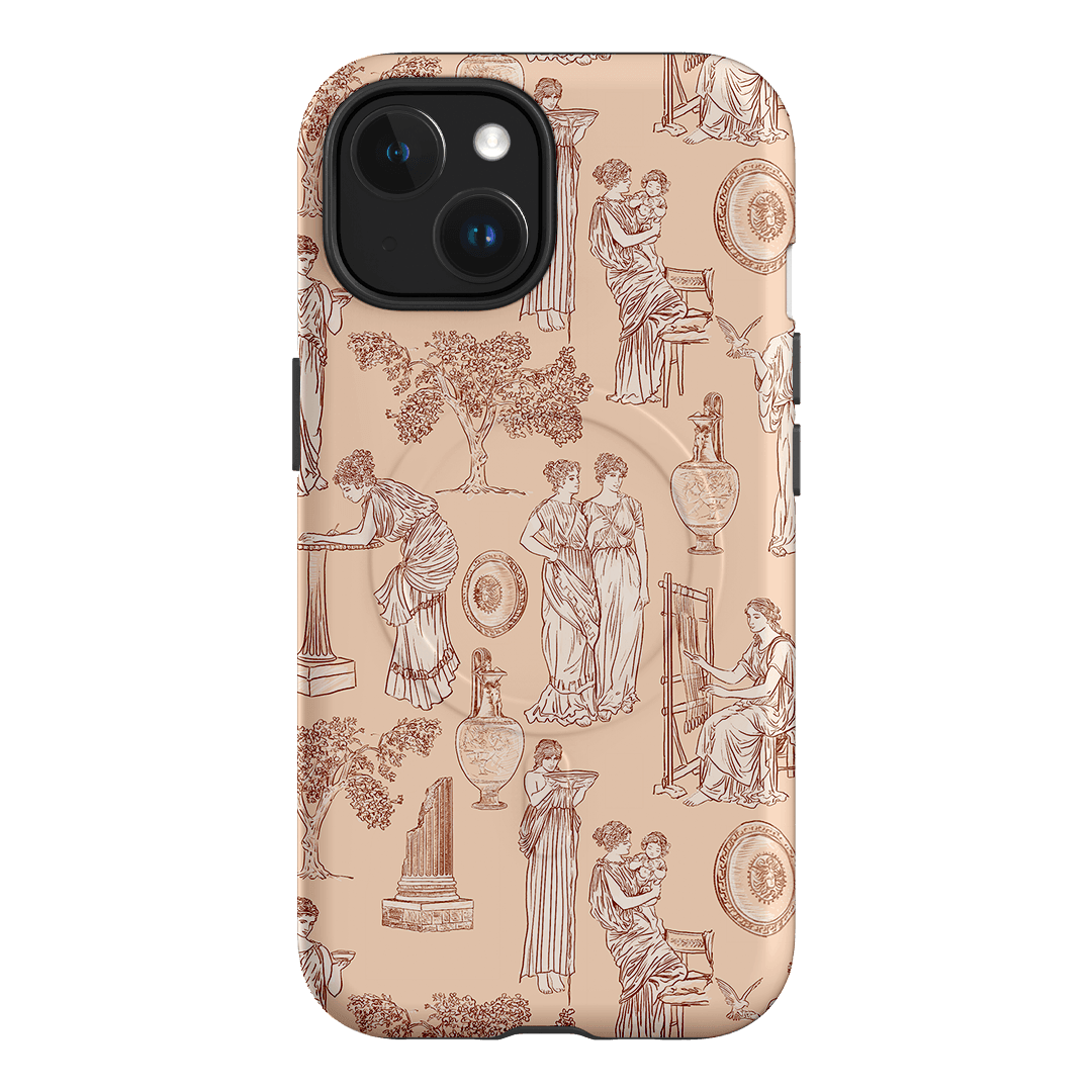 Symposium Rosewater Printed Phone Cases iPhone 15 / Armoured MagSafe by Veronica Tucker - The Dairy