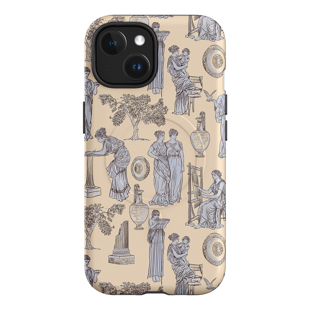 Symposium Alabaster Printed Phone Cases iPhone 15 / Armoured MagSafe by Veronica Tucker - The Dairy
