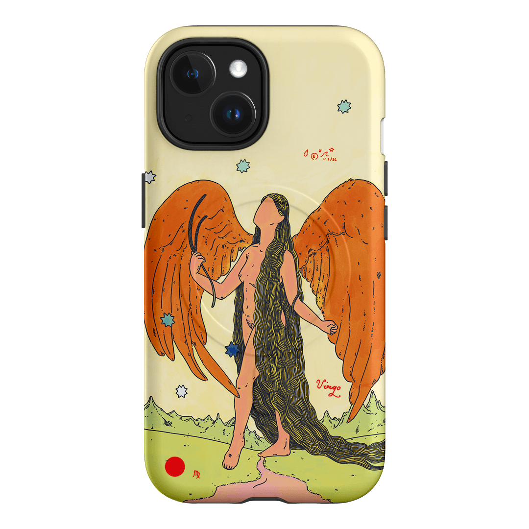 Virgo Season Printed Phone Cases iPhone 15 / Armoured MagSafe by Easty Beasty - The Dairy