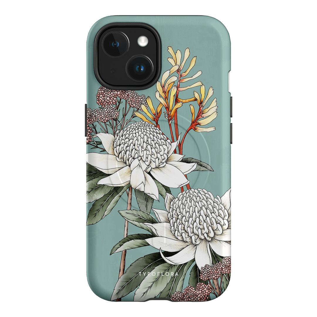 Waratah Printed Phone Cases iPhone 15 / Armoured MagSafe by Typoflora - The Dairy