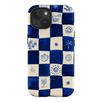 Afternoon Mezze Azure Printed Phone Cases iPhone 15 / Armoured by Charlie Taylor - The Dairy