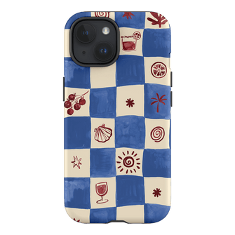 Afternoon Mezze Cornflower Printed Phone Cases iPhone 15 / Armoured by Charlie Taylor - The Dairy