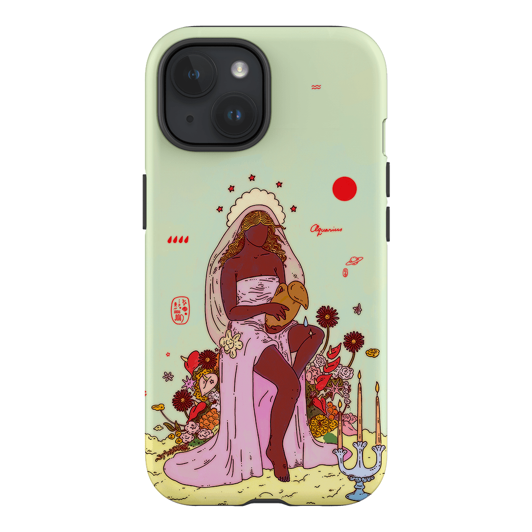 Aquarius Season Printed Phone Cases iPhone 15 / Armoured by Easty Beasty - The Dairy