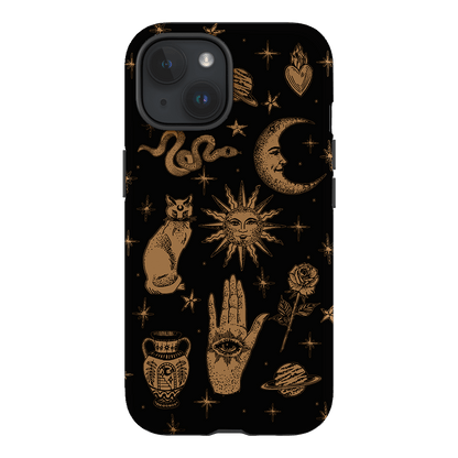 Astro Flash Noir Printed Phone Cases by Veronica Tucker - The Dairy