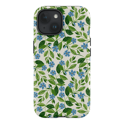 Blue Vines Printed Phone Cases iPhone 15 / Armoured by Ellie Mae - The Dairy