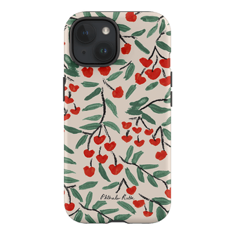 Cherry Love Printed Phone Cases iPhone 15 / Armoured by Phthalo Ruth - The Dairy