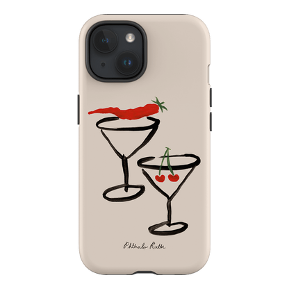 Chili Cherry Printed Phone Cases iPhone 15 / Armoured by Phthalo Ruth - The Dairy