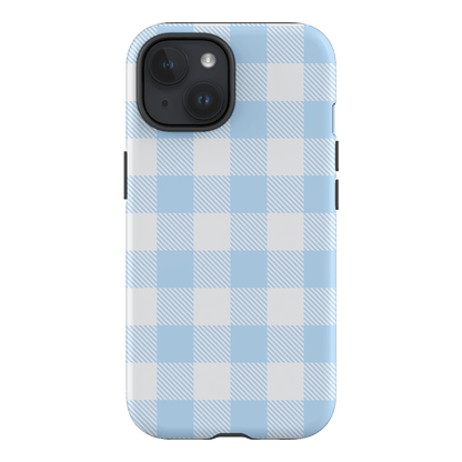 Cloud Plaid Printed Phone Cases iPhone 15 / Armoured by The Dairy - The Dairy