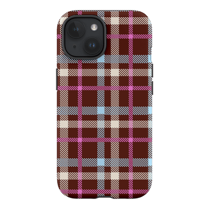 Confetti Plaid Printed Phone Cases iPhone 15 / Armoured by The Dairy - The Dairy