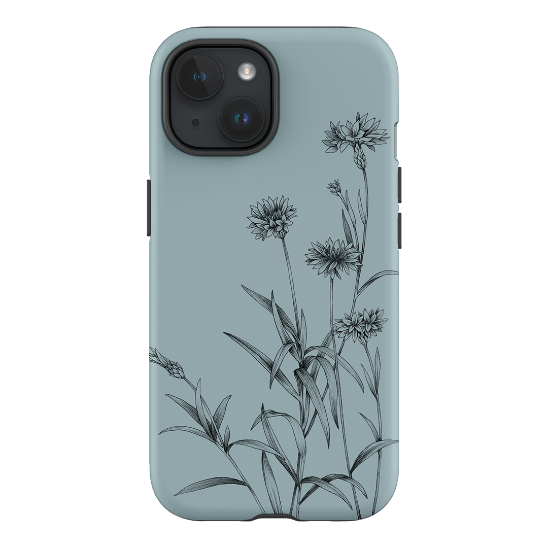 Cornflowers Study Printed Phone Cases iPhone 15 / Armoured by Typoflora - The Dairy