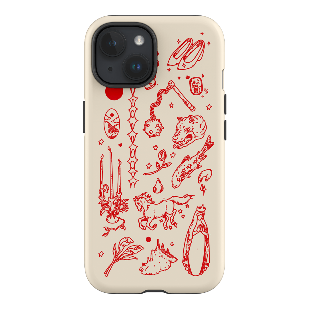 Dreamcore Cream Printed Phone Cases iPhone 15 / Armoured by Easty Beasty - The Dairy