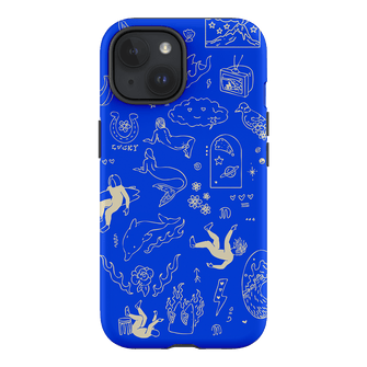 Easty Flash Blue Printed Phone Cases iPhone 15 / Armoured by Easty Beasty - The Dairy