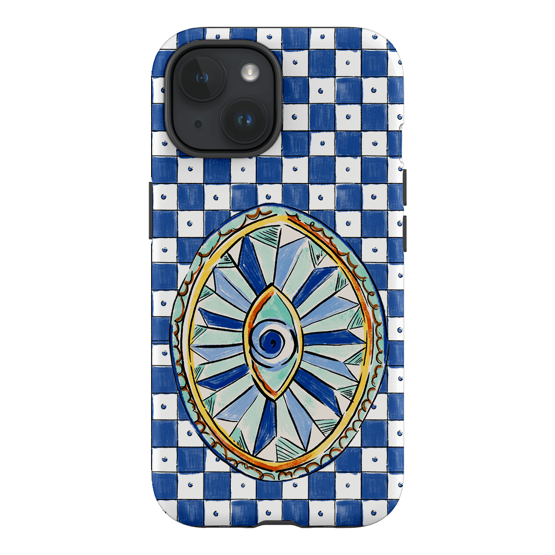 Evil Eye Printed Phone Cases iPhone 15 / Armoured by Fenton & Fenton - The Dairy