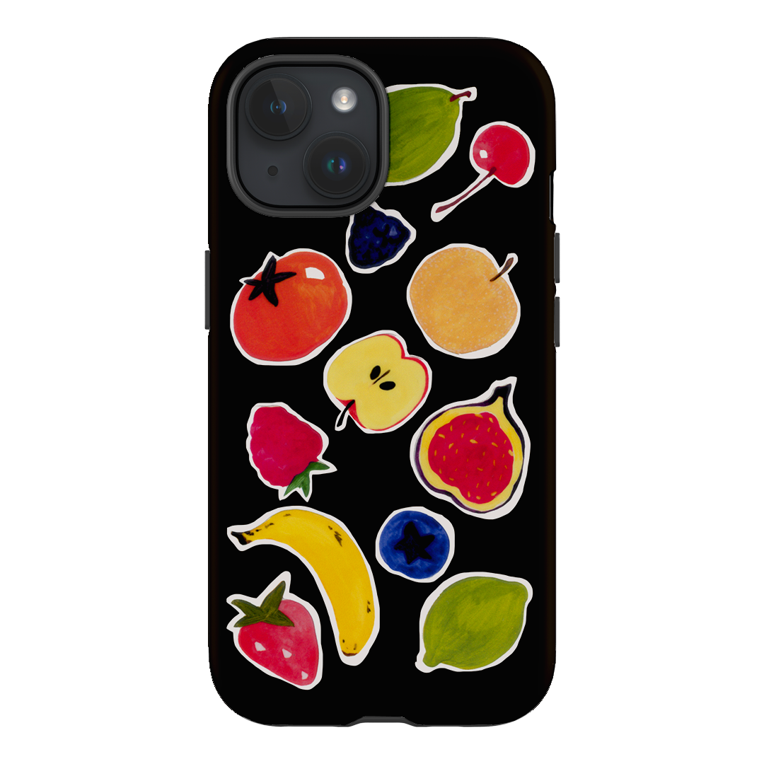 Fruit Stickers Printed Phone Cases iPhone 15 / Armoured by Studio Bon - The Dairy