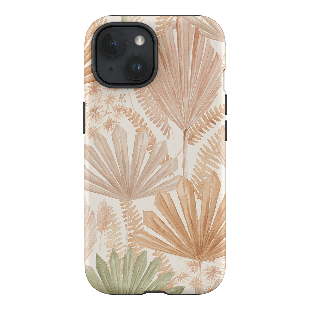 Golden Palm Printed Phone Cases iPhone 15 / Armoured by Cass Deller - The Dairy