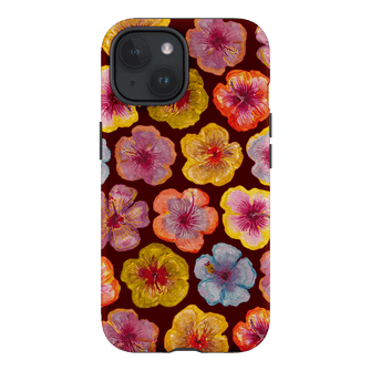 Hibiscus Holiday Rouge Printed Phone Cases iPhone 15 / Armoured by BG. Studio - The Dairy