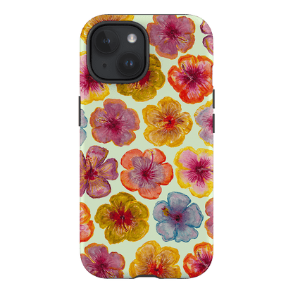 Hibiscus Holiday Sorbet Printed Phone Cases iPhone 15 / Armoured by BG. Studio - The Dairy