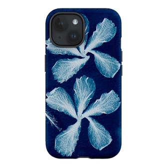 Hibiscus Cyanotype Printed Phone Cases iPhone 15 / Armoured by Sally Hungerford - The Dairy